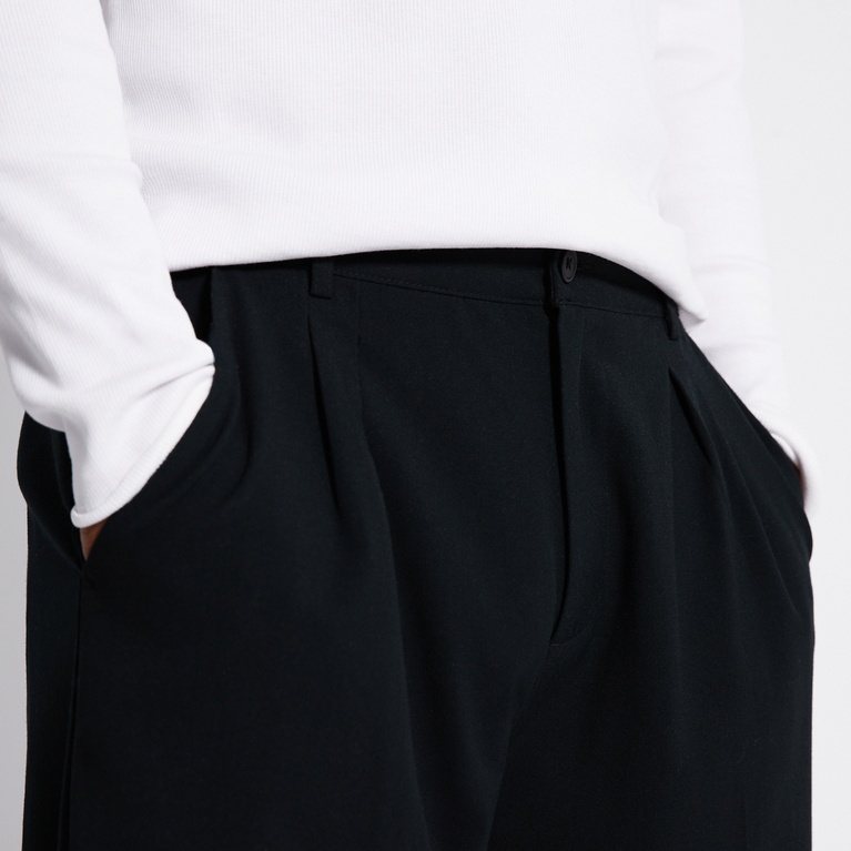 Wide dress pants "Albie" Black